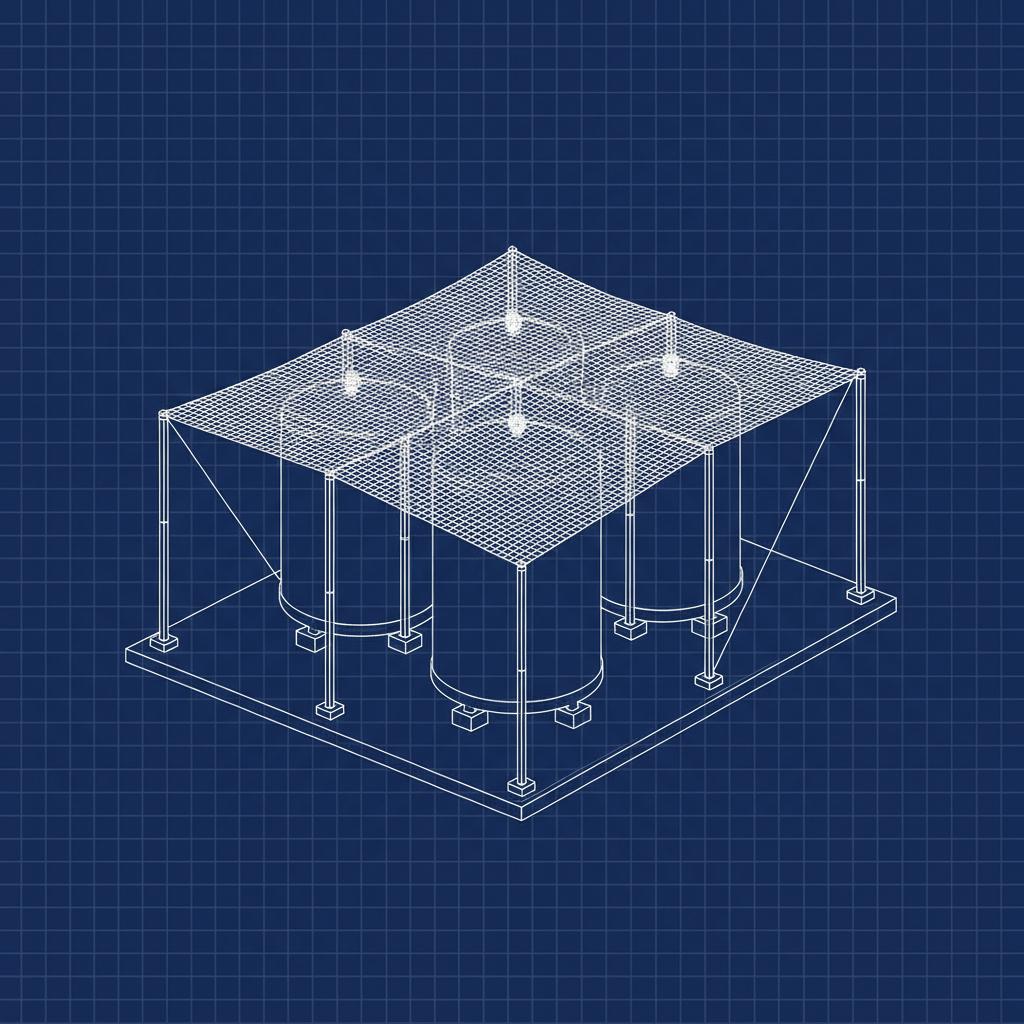 Проектирование пассивной антидроновой защиты за счет сеток в Йошкар-Оле