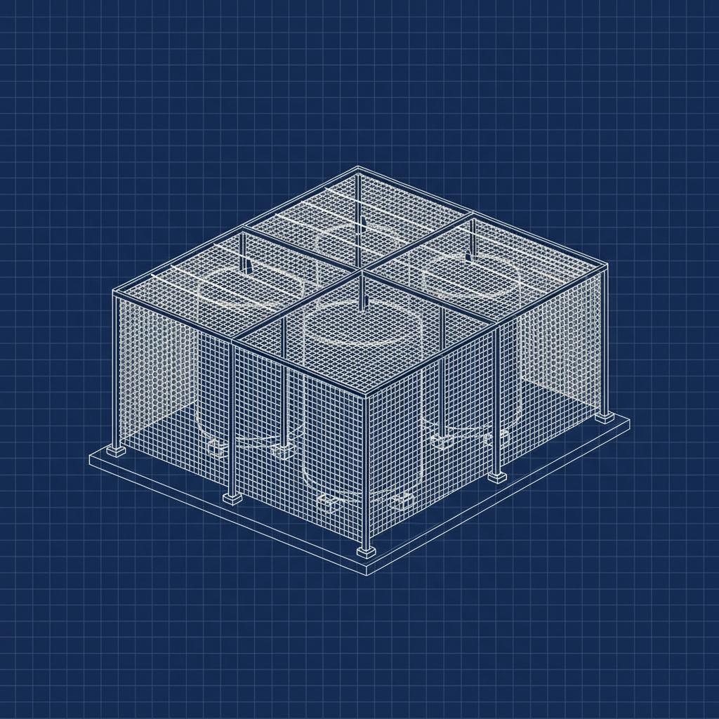 Проектирование пассивной антидроновой защиты за счет сеток в Йошкар-Оле